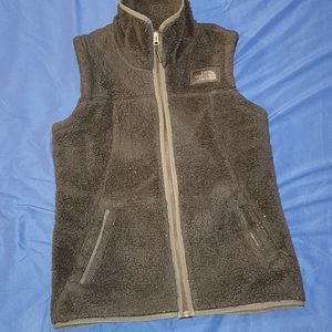 black northface vest size small(womens) fleece
